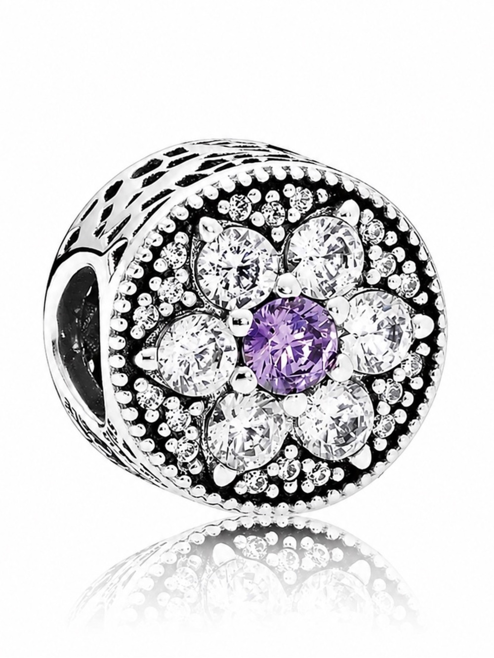 Forget Me Not Purple Charm (One)